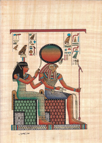Affiche en papyrus